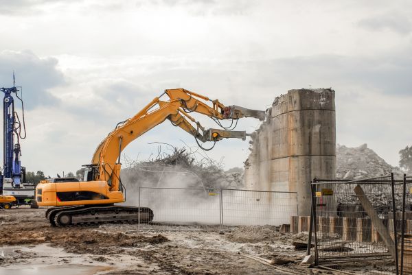 Silo Demolition in Houma