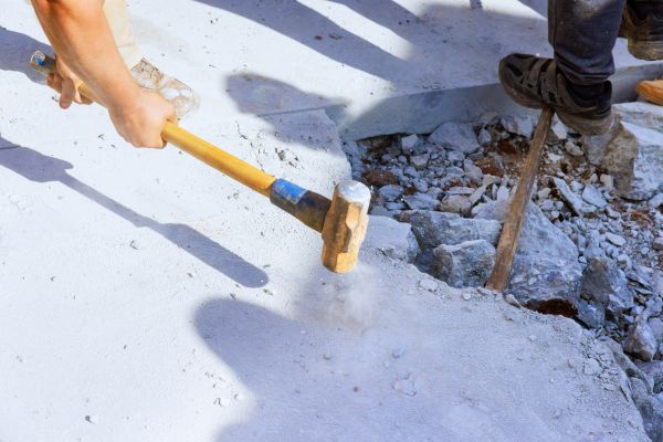 Concrete Pavement Demolition in Houma