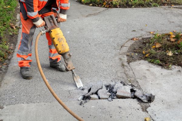 Concrete Sidewalk Removal in Houma