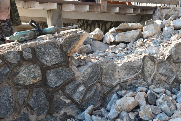 Retaining Wall Demolition in Houma