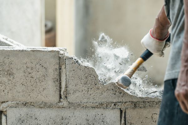 Block Wall Demolition in Houma